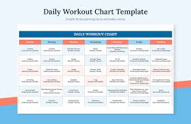 free workout plan templates exles