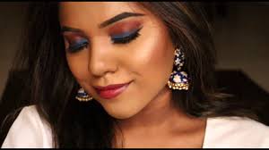 indian party makeup for dusky dark skin