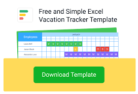 2023 excel vacation tracker template