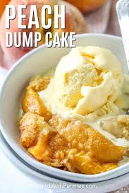 Just dump the peaches and syrup in the bottom of a this cake mix based treat is filled with peaches and butter and is the perfect dessert to make when you. Peach Dump Cake 4 Ingredients Spend With Pennies