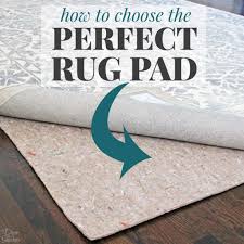 how to choose the perfect rug pad for