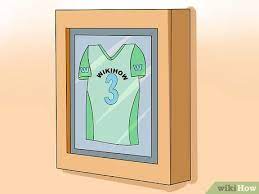 how to frame a jersey 8 steps with