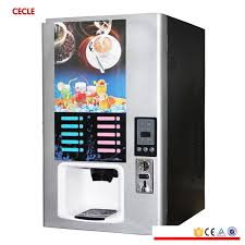 The machine has a built in grinder. Automatic Coffee Machine Commercial Coin Coffee Tea Machine Hot And Cold Type 5 Cold 5 Hot Drinks Machine Buy Small Milk Tea Vending Machine Table Top Drink Coffee Vending Machine Hot Mocha Cappuccino Latte Coffee