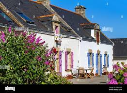France, Morbihan, Quiberon Peninsula, the village of Saint-Julien Stock  Photo - Alamy