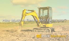 how much to a mini excavator see