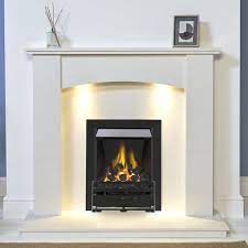 White Marble High Efficiency Gas