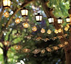 Outdoor Lighting And Lanterns In The Garden