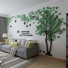 Tree Wall Decal 3d Living Room Green
