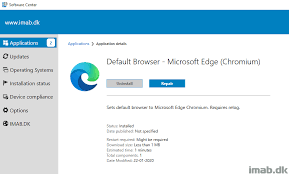 Check spelling or type a new query. How I Deploy Configure And Set The New Microsoft Edge As Default Browser Using Microsoft Intune And Configuration Manager Imab Dk