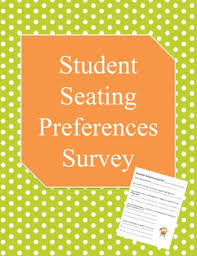 Student Seating Preference Survey
