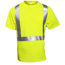 Tingley Rubber S75022 Md Class Ii Short Sleeve Shirt Medium Lime Yellow