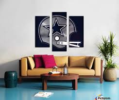 Retro Dallas Cowboys Helmet Art Print