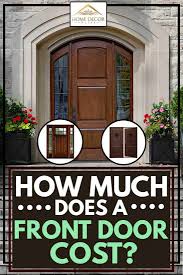 how much does a front door cost