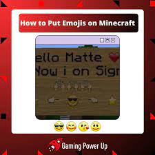 how to use emojis on minecraft 50
