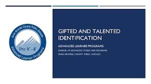 gifted and talented identification