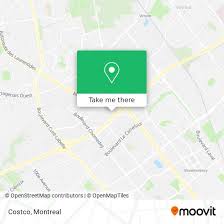 to costco in laval by bus or metro