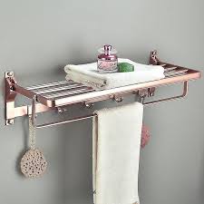 Rose Gold Bathroom Accessories Wall