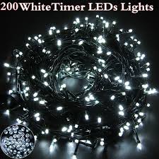 Details About 200 Timer Led Multi Function Christmas String Lights Indoor Outdoor Tree Light