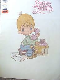 Details About Precious Moments Counted Cross Stitch Chart Book Pm 3 Dear Jon