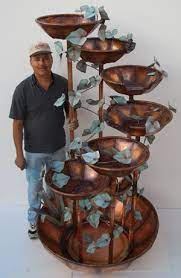 about roberto copper fountains