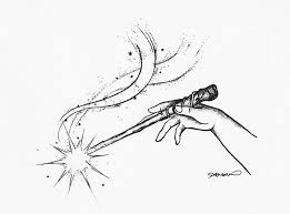 Each player represents (and controls) a single wizard, the defeat of whom spells game over for that player. Magic Wand Susan Raymond Drawings Illustration Fantasy Mythology Magical Wizards Witches Artpal