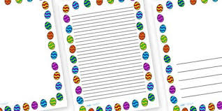 Easter Egg Page Borders Happy Easter Thanksgiving 2018
