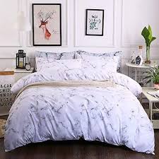 modern mable pattern bedding set 3pcs