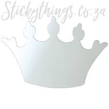 L And Stick Crown Mirror Wall Art