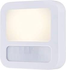 Ge 20 Lumens Motion Sensor Led Night Light 1 Pack Dusk To Dawn Ul Listed Modern Ideal For Living Room Bathroom Bedroom Nursery White 40865 Amazon Com