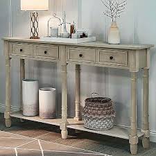 Rustic Farmhouse Narrow Console Sofa