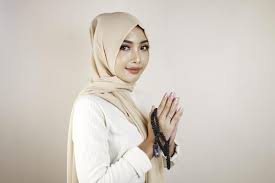 southeast asian muslim woman posing