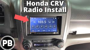 2007 2016 honda crv radio install