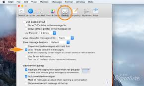 How To Create And Install A Html Email Signature In Apple Mail On