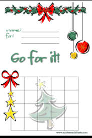 Christmas Charts For Kids Reward Stamp And Sticker Charts