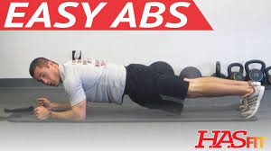 easy abs workout for beginners hasfit