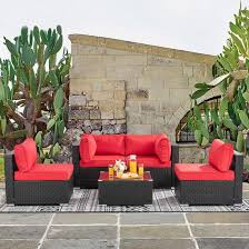 walsunny 5pcs patio outdoor furniture