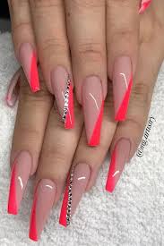 An almond or stiletto shape will elongate the look of the fingers, but the coffin shape makes fingers look quite a bit longer, she notes. 50 Trendy Long Coffin Nail Art Designs Long Acrylic Nails Coffin Nails Long Best Acrylic Nails