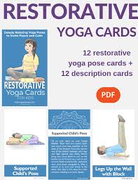 5 restorative yoga poses for kids