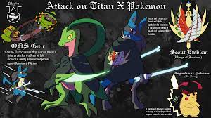 Attack on Titan x Pokemon concept I did : Gaming : r/pokemon