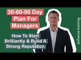 30 60 90 day plan for managers you