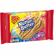 Copycat nutter butter cookies imagine 2 crispy peanut butter cookies filled with a creamy peanut frosting. Nutter Butter Peanut Butter Sandwich Cookies Family Size 16 Oz Ralphs