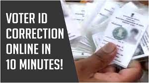 voter id correction how to make