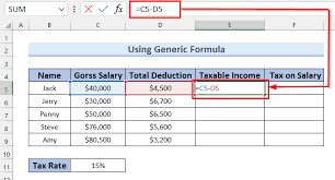how to calculate income tax on salary
