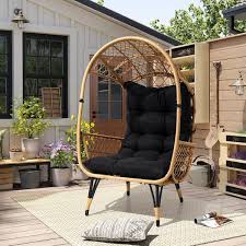 Pellebant Light Brown Wicker Outdoor