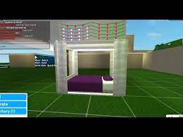 Cool Curtain Canopy Bed In Bloxburg