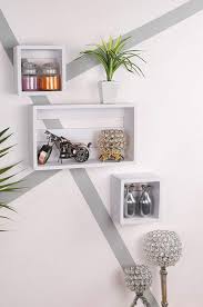Home Sparkle White Wood Wall Mount