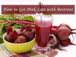 how to get pink lips with beetroot