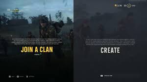how to create or join a clan in call of