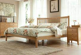 thames wood bed frame solid oak wood