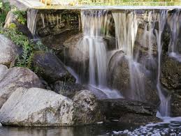 • for this waterfall kit you will need roughly a 32w x 48l area for the basin of the falls and a maximum 3' stream and waterfall. How To Design A Waterfall For Your Pond